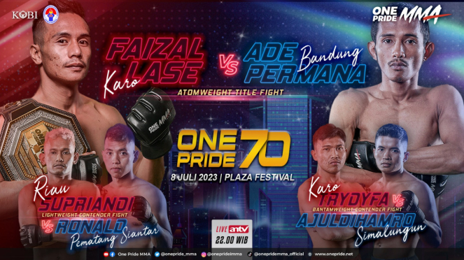 One Pride MMA 70: Duel Perebutan Sabuk Juara hingga Anak Didik Jeka Saragih