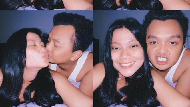 Selebgram Hanum Mega dan sang suami