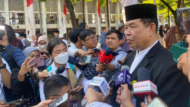 Plt Ketua Harian Pengelola Masjid Istiqlal Laksamana (purn), Asep Saepudin