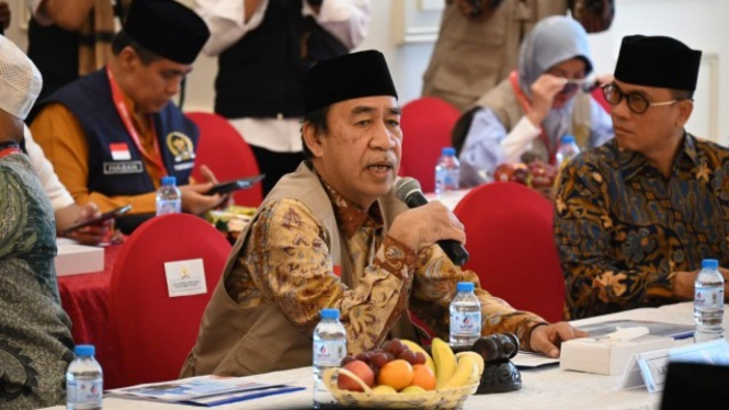 Ketua Komisi VIII DPR RI Ashabul Kahfi saat mengikuti pertemuan di Mekkah