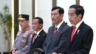 Presiden Jokowi di Halim Perdana Kusuma jelang keberangkatan ke Australia