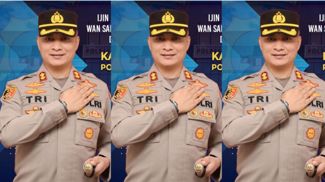 Kapolres Kota Baru Kalsel, AKBP Tri Suhartanto