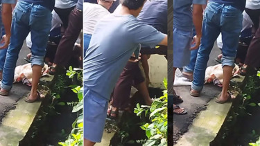 Waga Berama-ramai Tangkap Ular
