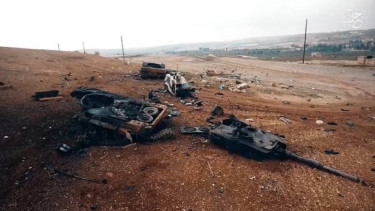 VIVA Militer: Puing tank Leopard 2 militer Ukraina 