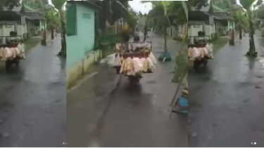 Viral Pengendara Motor Ini Tunjukan Alasan Ujian Sim Jalur Zig-Zag
