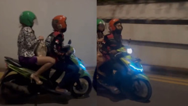 Driver Ojol Pasrah, Penumpang Duduk Terlalu Maju saat Dibonceng