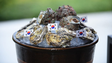 Tiram Tongyeong dari Korea Selatan. 
