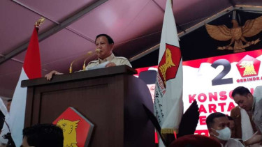 Ketua Umum Gerindra Prabowo Subianto.