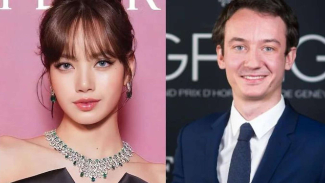 Lisa BLACKPINK dan Frederick Arnault
