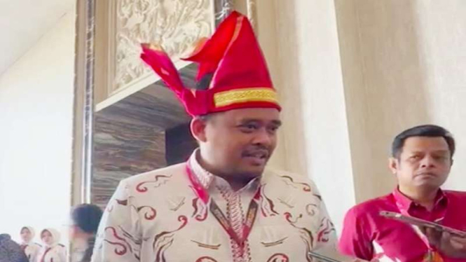 Wali Kota Medan Bobby Nasution saat berada di Kota Makassar, Sulsel