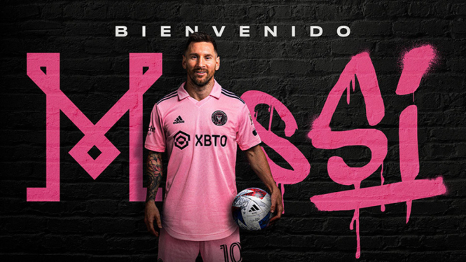 Lionel Messi kenakan nomor punggul 10 di Inter Miami