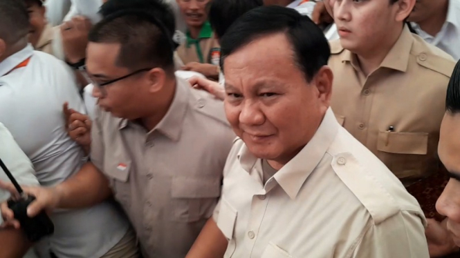 Ketua Umum Partai Gerindra, Prabowo Subianto.