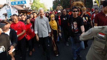Gubernur Jawa Tengah Ganjar Pranowo di Ngawi