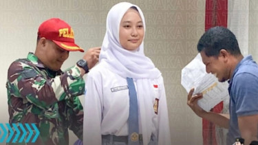 Sosok Nanda Maulidya Calon Paskibraka Nasional Maluku Utara