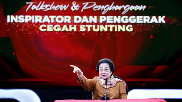 Megawati Soekarnoputri Dapat Penghargaan Inspirator dan Penggerak Cegah Stunting