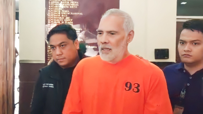 Aktor Pierre Gruno resmi jadi tahanan Polres Metro Jakarta Selatan