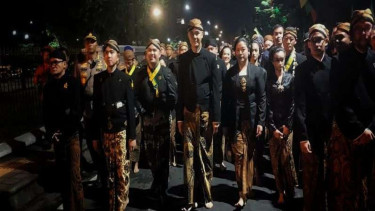 Gubernur Jateng Ganjar Pranowo dan Wali Kota Solo Gibran Rakabuming Raka.
