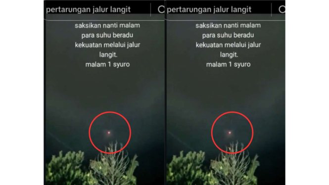 Penampakan malam 1 suro