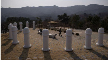 Taman Haesindang (Taman penis) Korea Selatan.