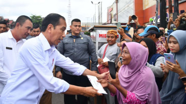 Presiden Joko Widodo di Bengkulu