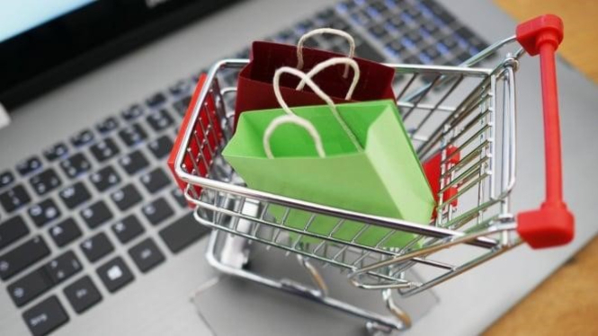 Ilustrasi live shopping.