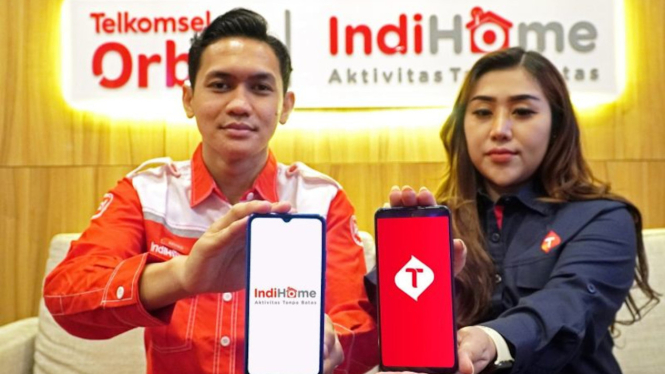 IndiHome milik Telkomsel.
