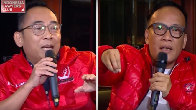 Debat sengit antara relawan Ganjar Pranowo dengan loyalis Prabowo Subianto.