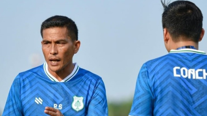 Pelatih kepala PSMS Medan, Ridwan Saragih