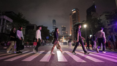 Aksi peragaan busana jalanan 'Citayam Fashion Week' digelar lagi