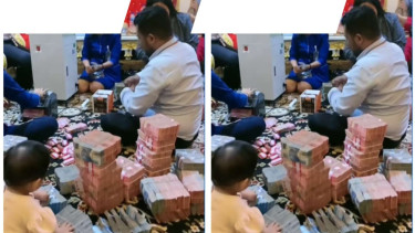 Viral Orang Kaya Setoran Nabung dengan Jumlah Banyak