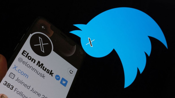 Logo X Twitter.