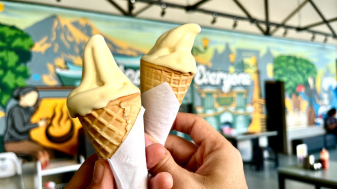 Ilustrasi es krim. 