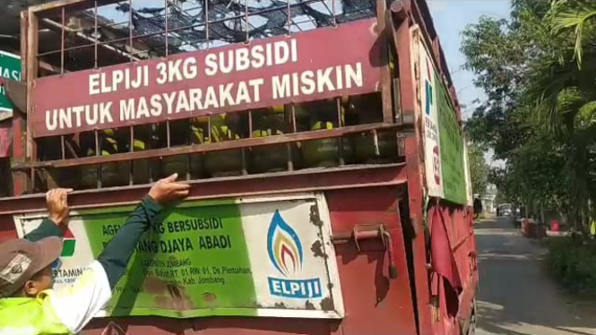 Elpiji 3 Kilogram di pangkalan