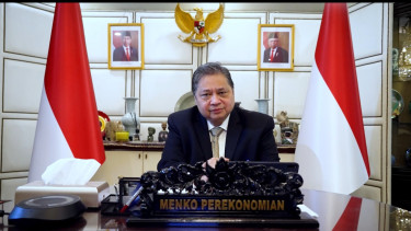Menko Perekonomian Airlangga Hartarto.