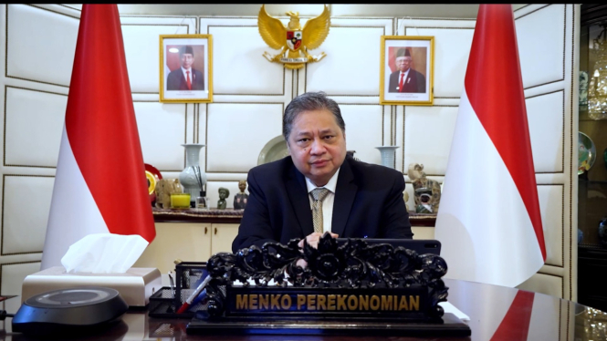 Menko Perekonomian Airlangga Hartarto.