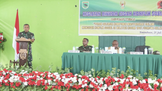 VIVA Militer: Kolonel Inf Totok Sutriono di Koramil 01 Timinabuhan Sorong Sltn