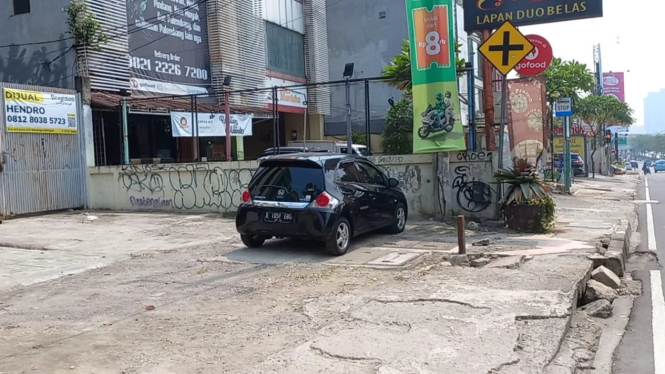 Marak aksi pelemparan batu bata di kawasan Margonda Raya, Depok