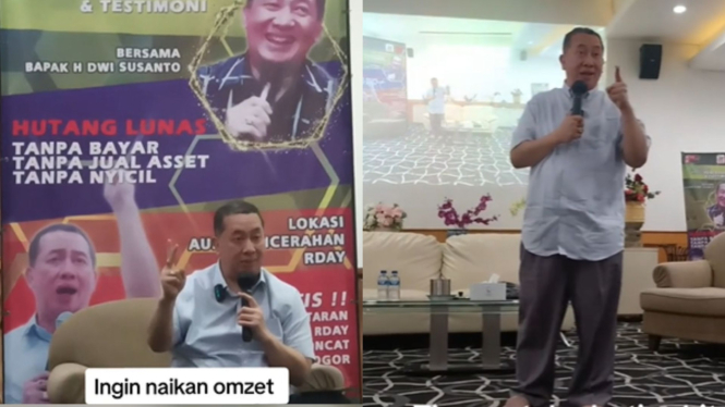 Dwi Susanto pimpinan RDAY yang ajarkan jemaahnya hal-hal nyeleneh