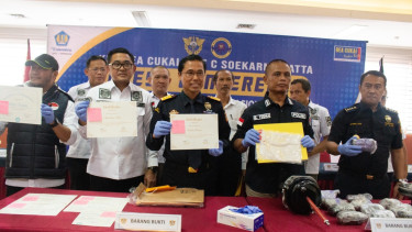 Bea Cukai dan Polri ungkap kasus narkotika