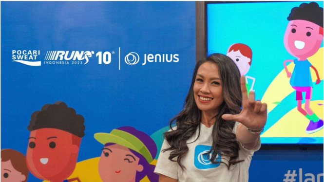 Melanie Putria, Teman Jenius dan 6 World Major Marathoner