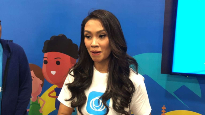 Melanie Putria, teman Jenius dan 6 World Major Marathoner. 