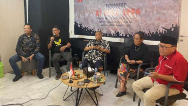 Diskusi peringatan tragedi 27 Juli atau dikenal dengan peristiwa Kudatuli