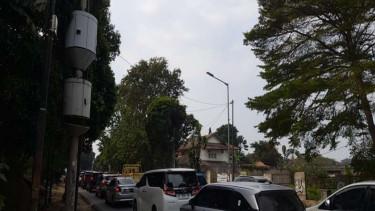 Lokasi mahasiswa terjerat kabel fiber optik di Jakart Selatan