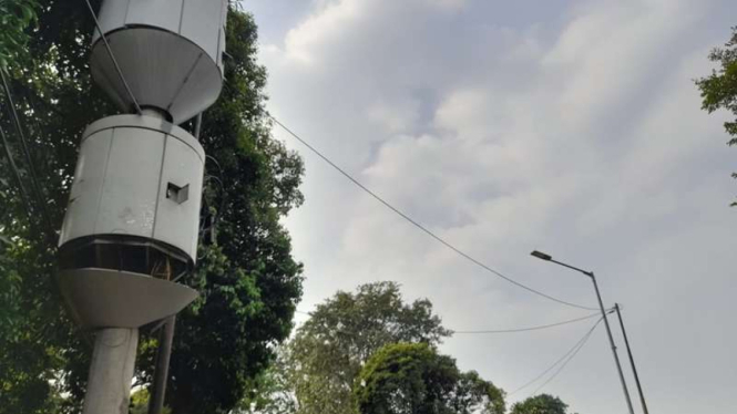 Lokasi mahasiswa terjerat kabel fiber optik di Jakart Selatan