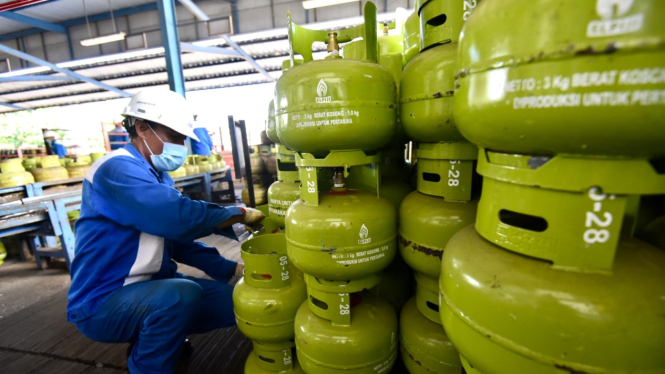Stok LPG Subsidi 3 Kg terpenuhi baik dari SPPBE ke agen hingga ke pangkalan