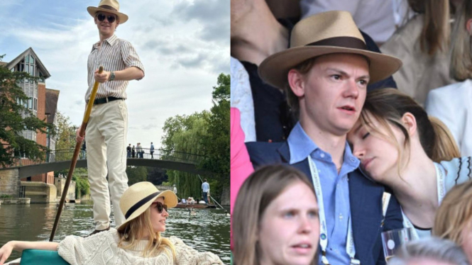 Momen kebersamaaan Talulah Riley dan Thomas Brodie Sangster