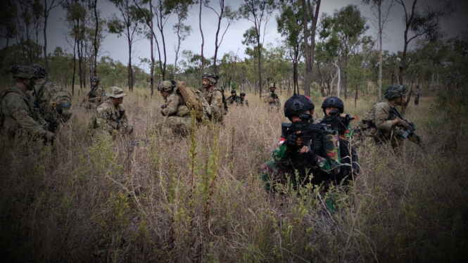 VIVA Militer: Pasukan Yonif Para Raider 501/Bajra Yudha terjang suhu ektrem.