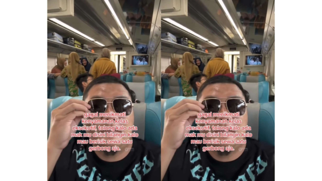 Viral Penumpang Kereta Api Terganggu Gegara Berisik Satu Rombongan Sama Ibu-Ibu