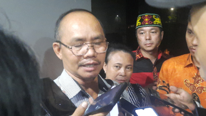 Ayah Bripda Ignatius Dwi Fransco Sirage, Yulius Pandi di Polres Bogor