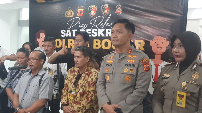 Polres Bogor gelar perkara kasus Bripda Ignatius Dwi Fransco Sirage